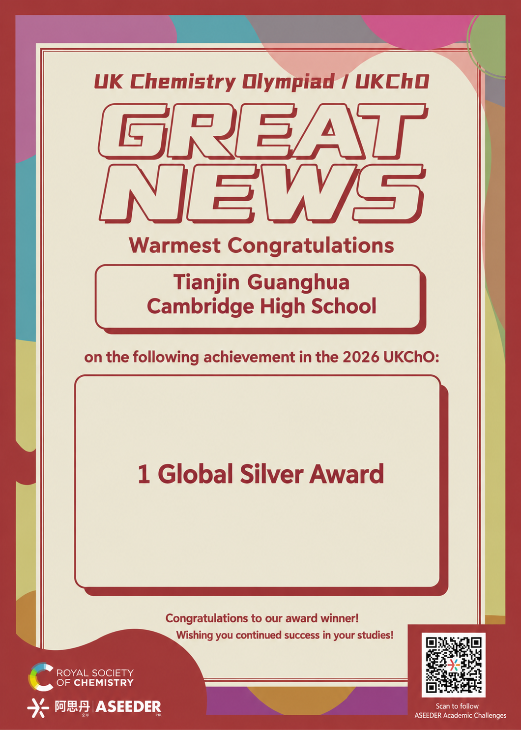Competition Achievement 2